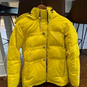 Orage Yellow Winter Jacket w Hood. Women’s L